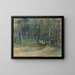 Forest Path Painting - Lovis Corinth — framed artwork on a wall