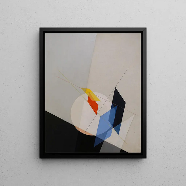 Un 18 - László Moholy-Nagy — framed artwork on a wall