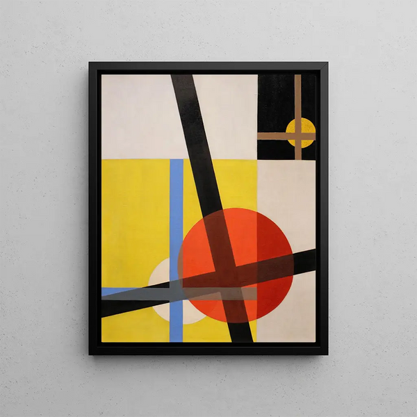 Suis 2 - László Moholy-Nagy — framed artwork on a wall