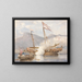 Action in Kowloon - Lt Joseph Sparkhall Rundle — framed artwork on a wall