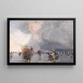 Rivière Peiho, groupe de fourrageurs - Lt Joseph Sparkhall Rundle — framed artwork on a wall