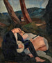 The Banjo Player - Luc-Albert Moreau — artwork view