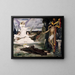 The Vision - Luc-Olivier Merson — framed artwork on a wall