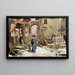The Wolf of Aggubio - Luc-Olivier Merson — framed artwork on a wall