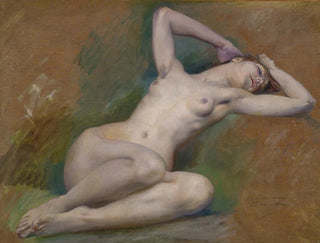 Study for the figure of Spring at Lopra Comique de Paris - Luc-Olivier Merson — artwork view