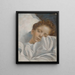 Study of a Sleeping Child - Luc-Olivier Merson — framed artwork on a wall