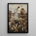 A tear for a drop of water Notre-Dame de Paris - Luc-Olivier Merson — framed artwork on a wall