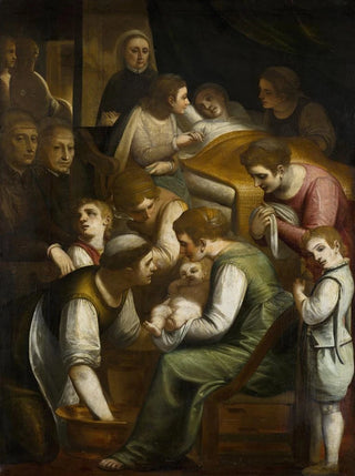 Luca Cambiaso - The Birth of Mary.webp
