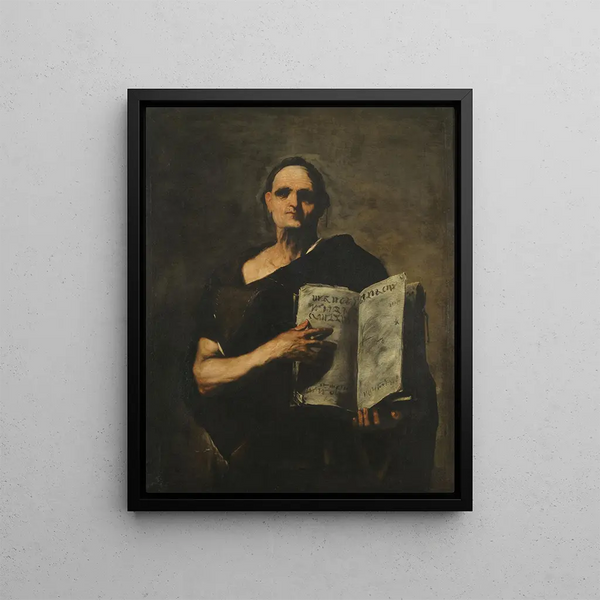 A mathematician - Luca Giordano — framed artwork on a wall