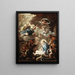 Adoration of the Shepherds - Luca Giordano — framed artwork on a wall