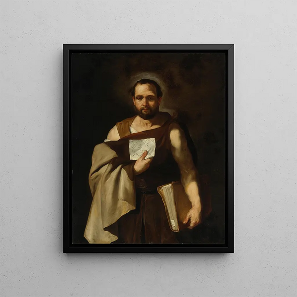 an astrologer - Luca Giordano — framed artwork on a wall
