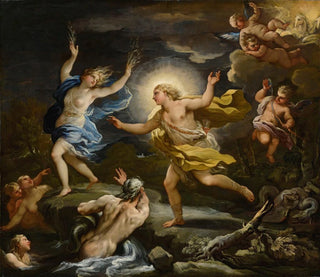 Apollon et Daphné - Luca Giordano — artwork view
