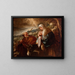 Fuite en Égypte - Luca Giordano — framed artwork on a wall