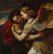 Jacob fighting with the Angel - Luca Giordano — artwork view