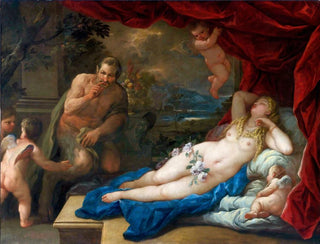 Jupiter and Antiope - Luca Giordano — artwork view