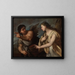 Picus et Circé - Luca Giordano — framed artwork on a wall