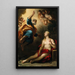 Saint Pierre healing Saint Agatha - Luca Giordano — framed artwork on a wall