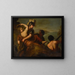 L'Enlèvement d'Hélène - Luca Giordano — framed artwork on a wall