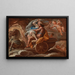 L'enlèvement de Proserpine - Luca Giordano — framed artwork on a wall