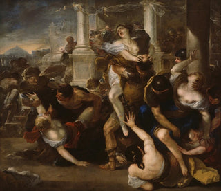 L'Enlèvement des Sabines - Luca Giordano — artwork view