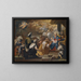 L'Adoration des Mages - Luca Giordano — framed artwork on a wall