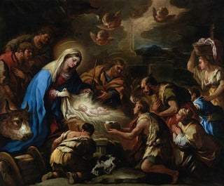 L'Adoration des bergers - Luca Giordano — artwork view