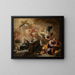 The Dream of Saint Joseph - Luca Giordano — framed artwork on a wall