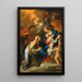La Sainte Famille avec les saints Anne et Joachim - Luca Giordano — framed artwork on a wall