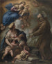 The Virgin and Child appearing to Saint Francis of Assisi - Luca Giordano — artwork view