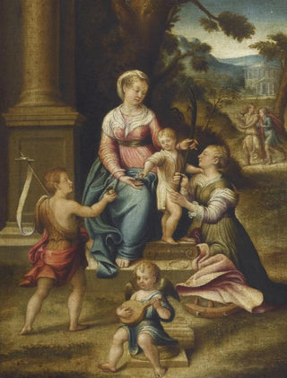 Luca Longhi - Le mariage mystique de Sainte Catherine.webp