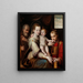 La Sainte Famille et saint Étienne - Luca Longhi — framed artwork on a wall