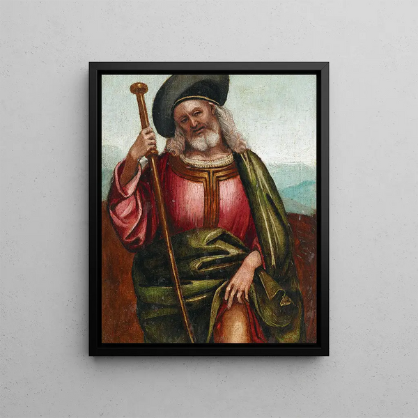 Saint Roch - Luca Signorelli — framed artwork on a wall