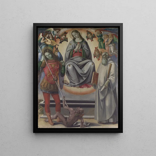 Luca Signorelli - The Assumption of the Virgin with Saints Michael and Benedict.webp