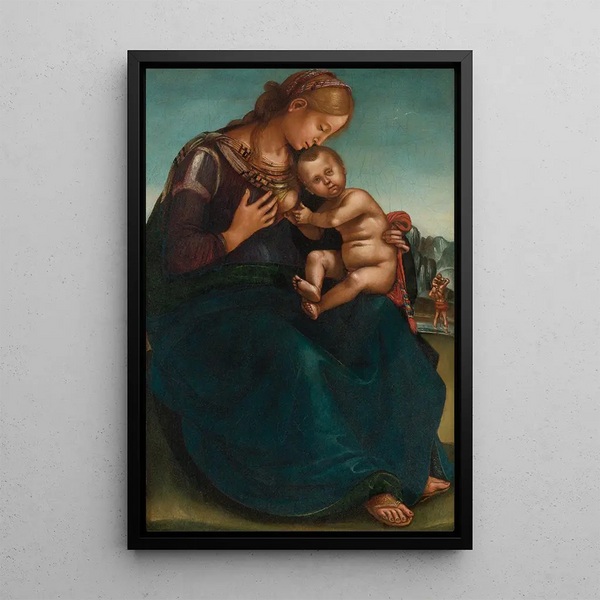 La Vierge à l'Enfant - Luca Signorelli — framed artwork on a wall