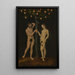 Adam and Eve - Lucas Cranach the Elder — framed artwork on a wall
