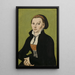 Catherine de Bora wife of Martin Luther - Lucas Cranach the Elder — framed artwork on a wall