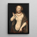 Lucrèce - Lucas Cranach l'Ancien — framed artwork on a wall