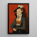 Portrait of Christiane d'Eulenau - Lucas Cranach the Elder — framed artwork on a wall
