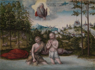 The Baptism of Christ - Lucas Cranach the Elder — artwork view