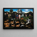 The Garden of Eden - Lucas Cranach the Elder — framed artwork on a wall