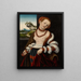 The Suicide of Lucretia - Lucas Cranach the Elder — framed artwork on a wall