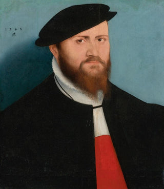 Lucas Cranach the Younger - Portrait Of A Man In A Hat.webp