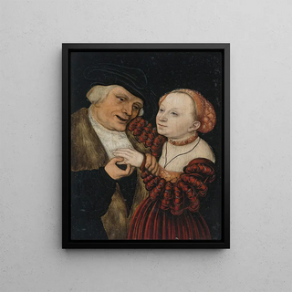 Lucas Cranach the Younger - The IllMatched Lovers.webp