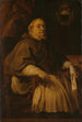 Portrait painting of François de Gand-Vilain 1647-1666 Bishop of Tournai - Lucas Franchoys the Younger — artwork view