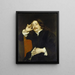 Portrait of a Man - Lucas Franchoys the Younger — framed artwork on a wall