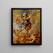 Saint Michael Painting - Lucas Franchoys the Younger — framed artwork on a wall