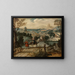 The Flight into Egypt - Lucas Gassel — framed artwork on a wall