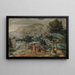 The Road to Emmaus - Lucas Gassel — framed artwork on a wall