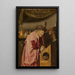 Saint Luke Painting - Lucas van Leyden — framed artwork on a wall