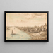 River landscape painting - Lucas van Uden — framed artwork on a wall